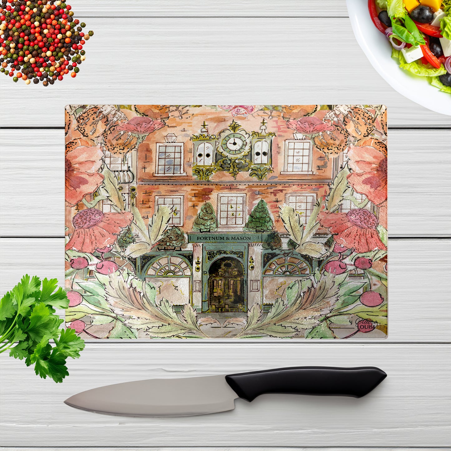 Fortnums In Full Bloom Chopping Board