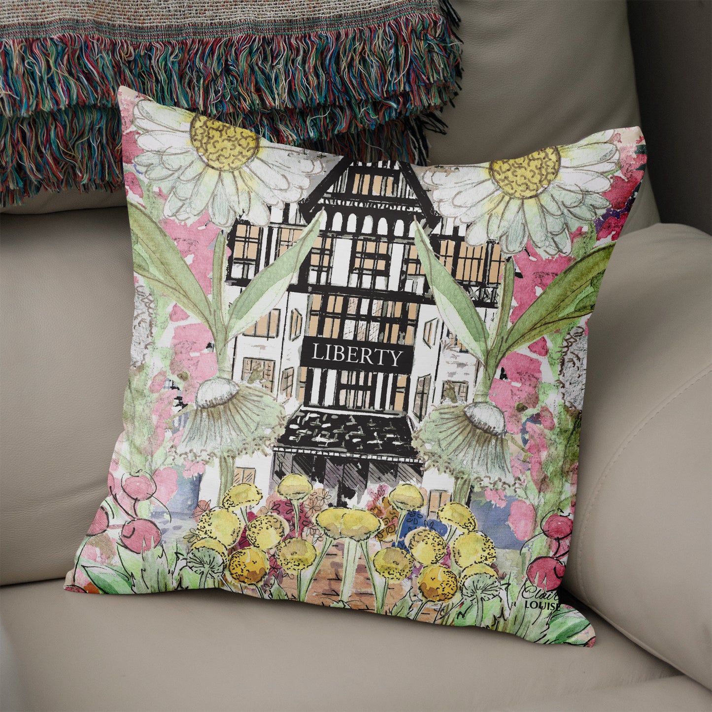 Liberty In Full Bloom 45cm x 45cm Double Sided Cushion