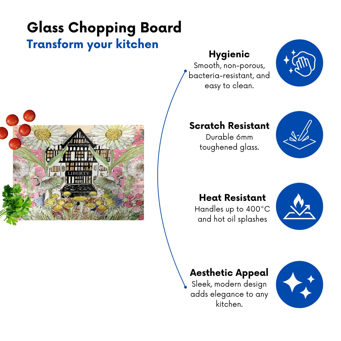 Liberty In Full Bloom Chopping Board