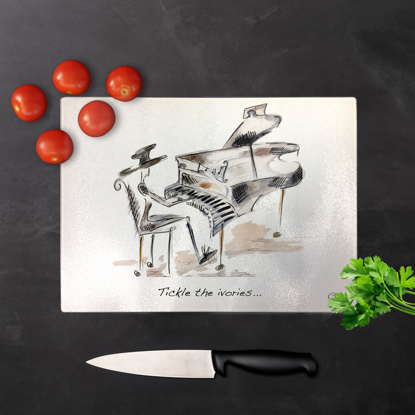 Tickle The Ivories Chopping Board