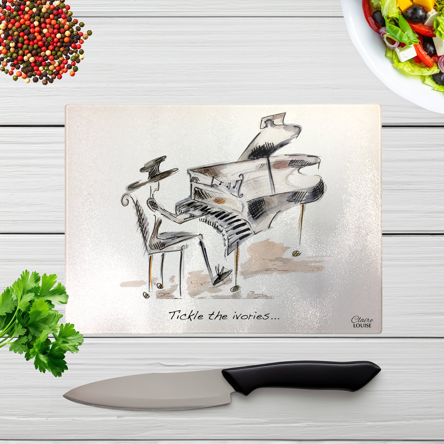 Tickle The Ivories Chopping Board