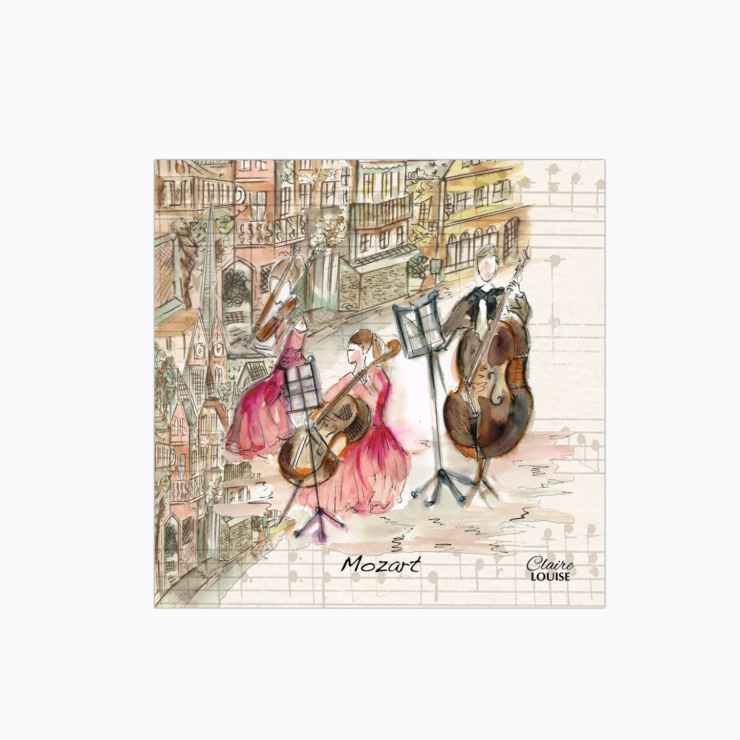 Mozart Glass Kitchen Splashback