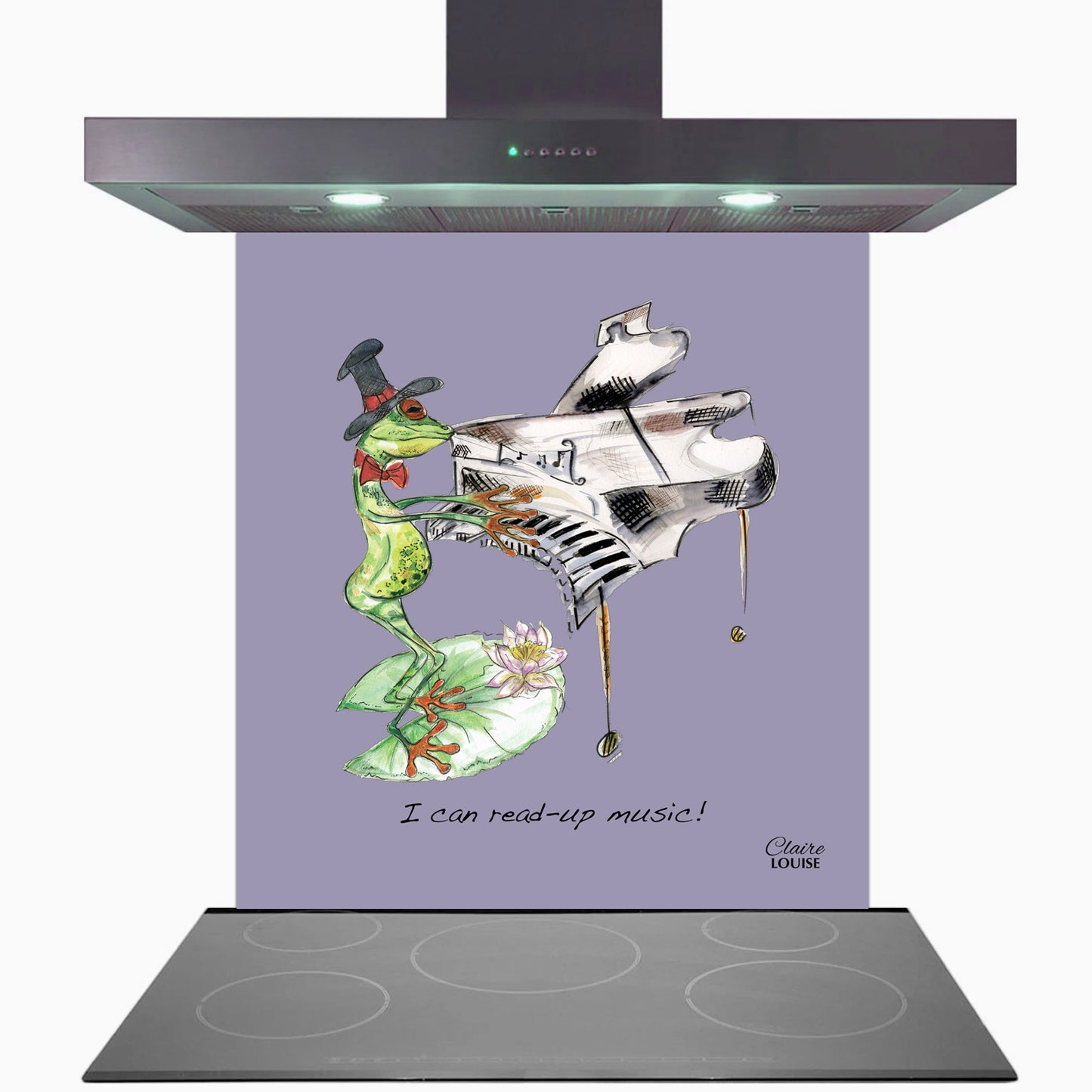 Piano Glass Kitchen Splashback