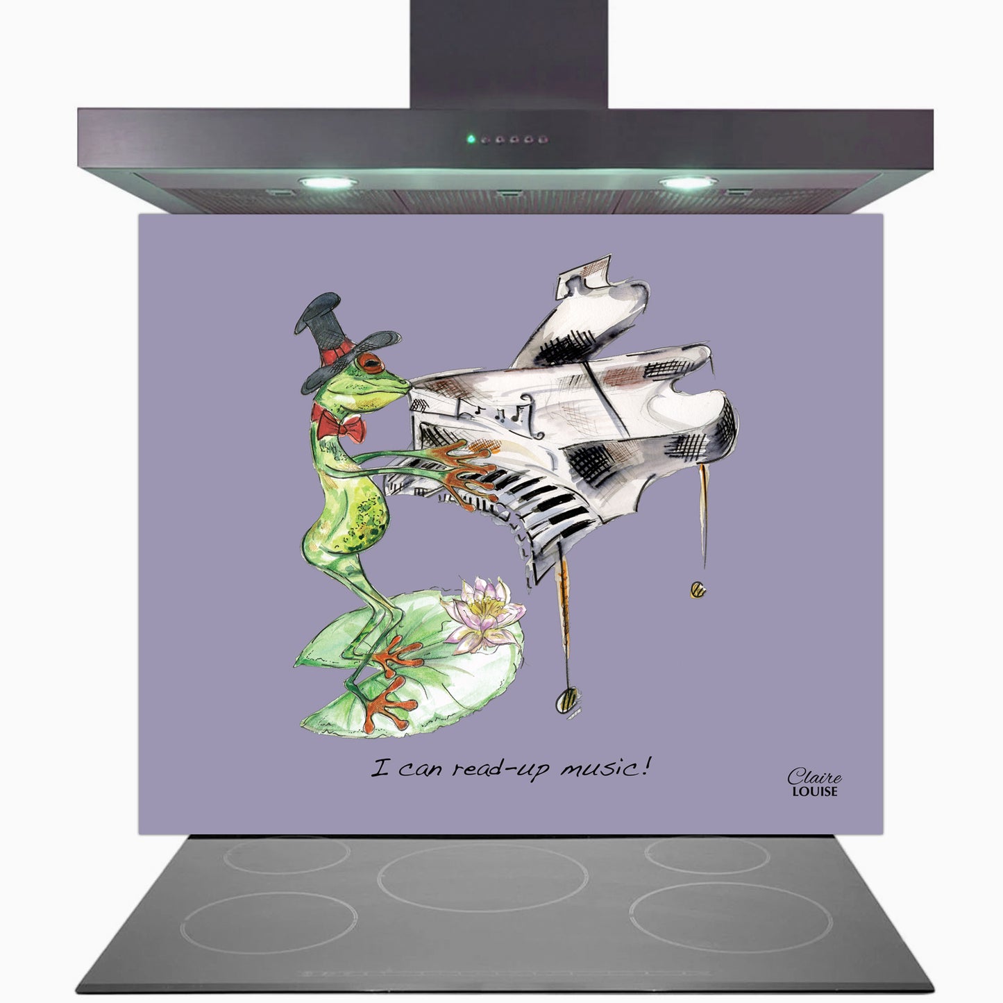 Piano Glass Kitchen Splashback