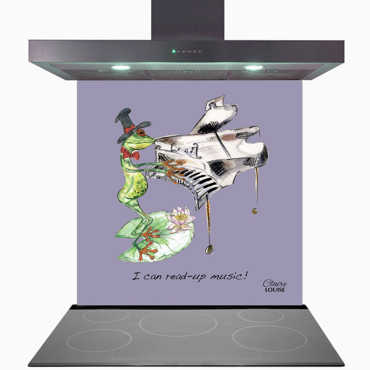 Piano Glass Kitchen Splashback