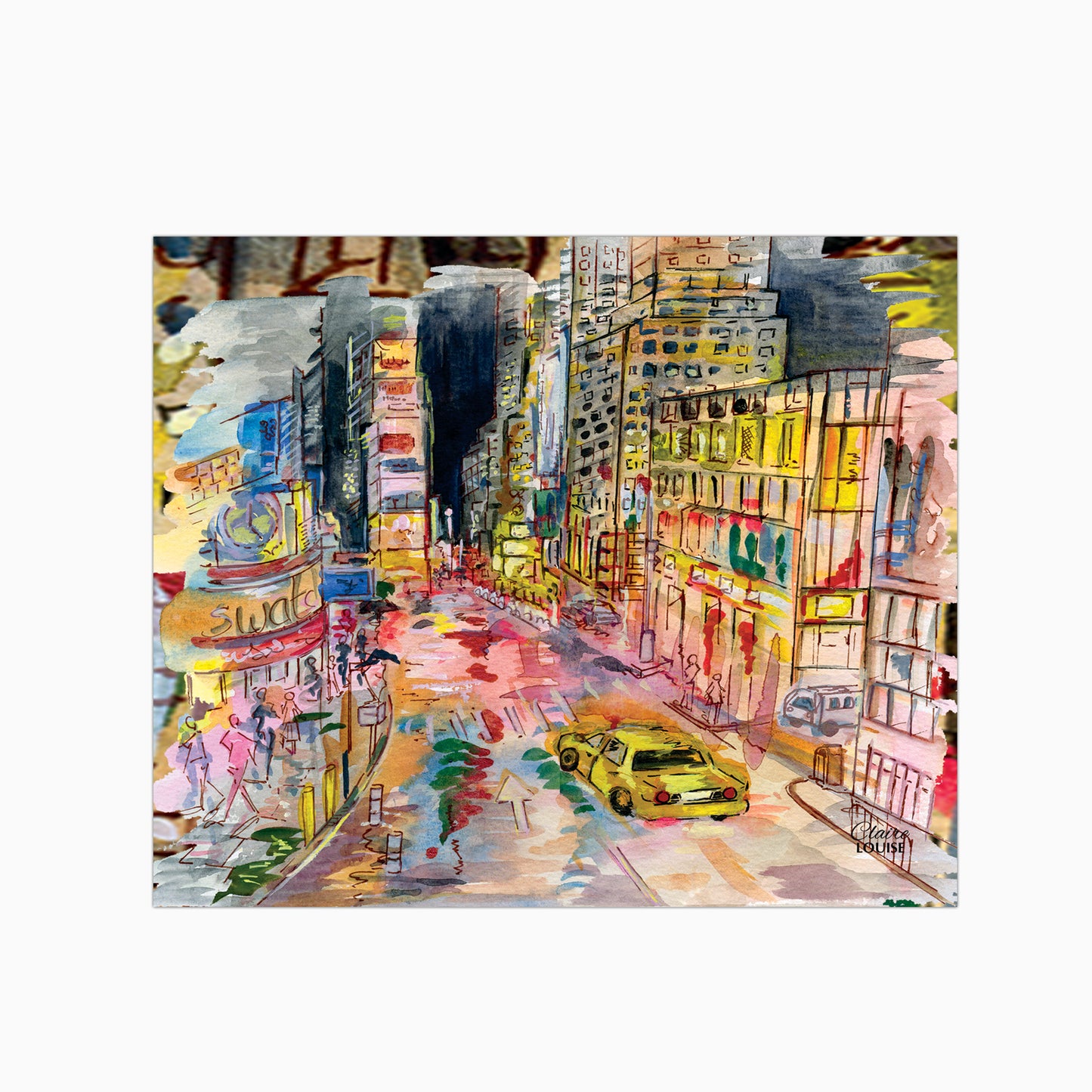 New York Glass Kitchen Splashback