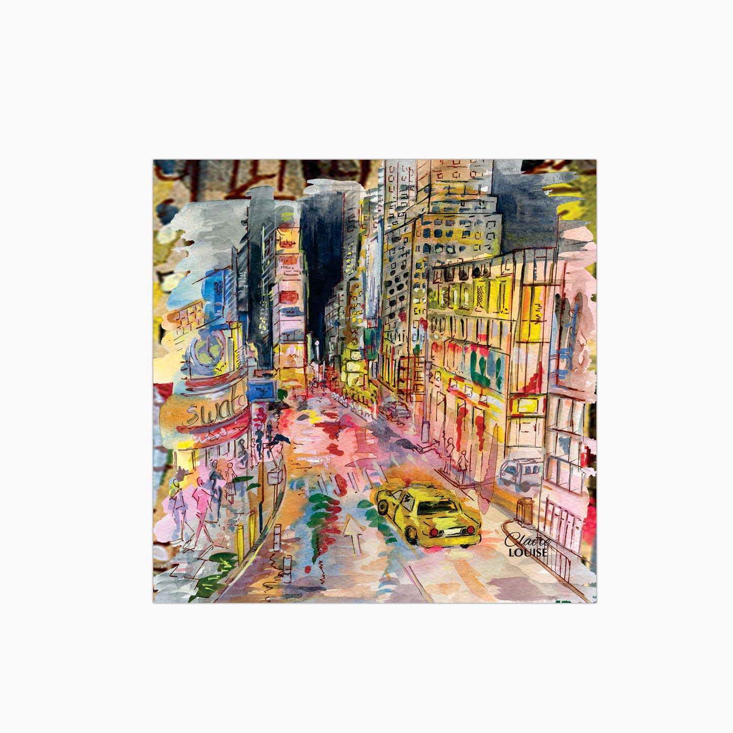 New York Glass Kitchen Splashback
