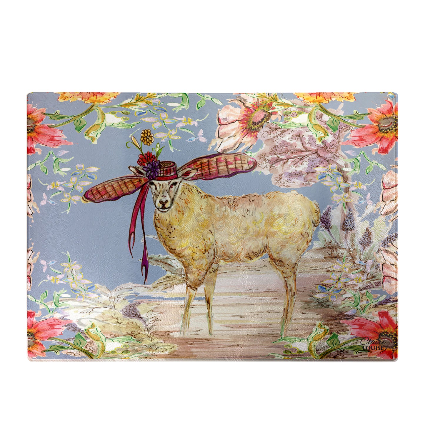 Whimsical Sheep Chopping Board