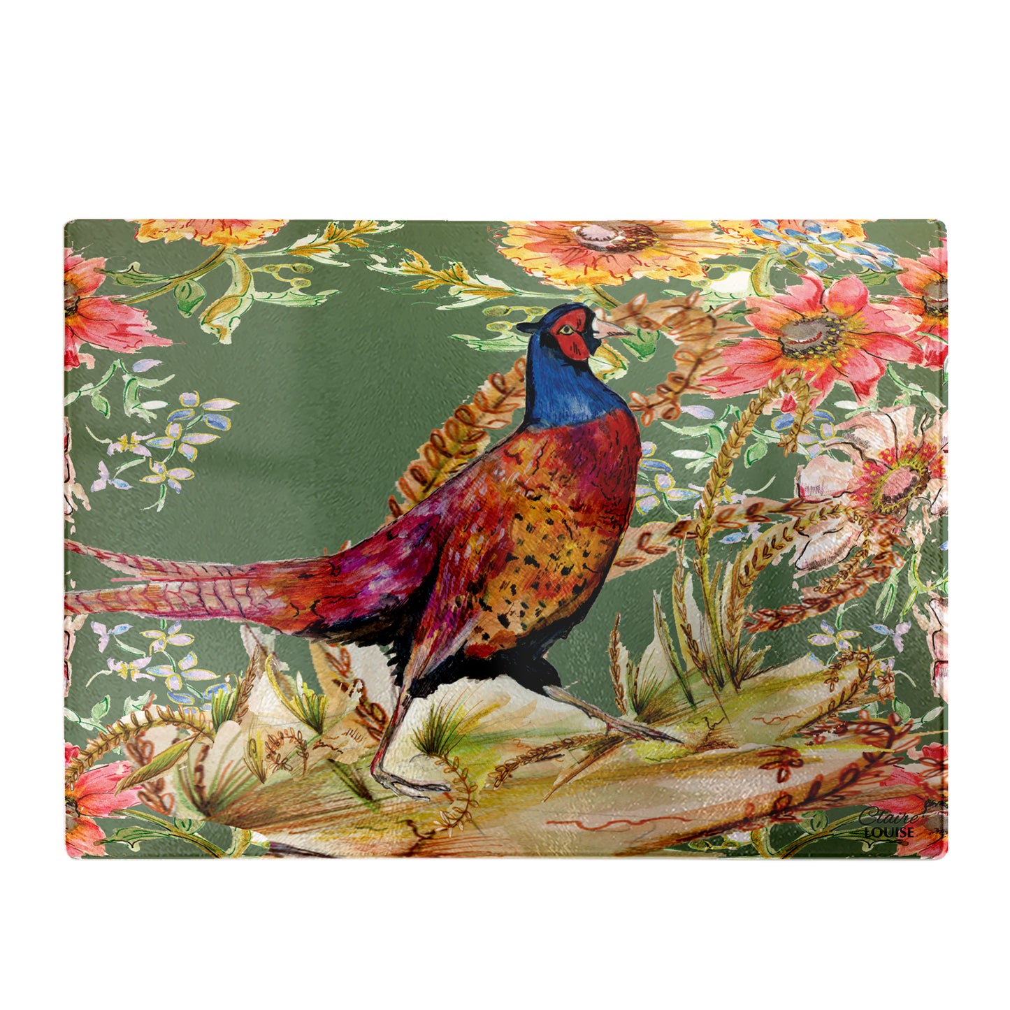Whimiscal Pheasant Chopping Board
