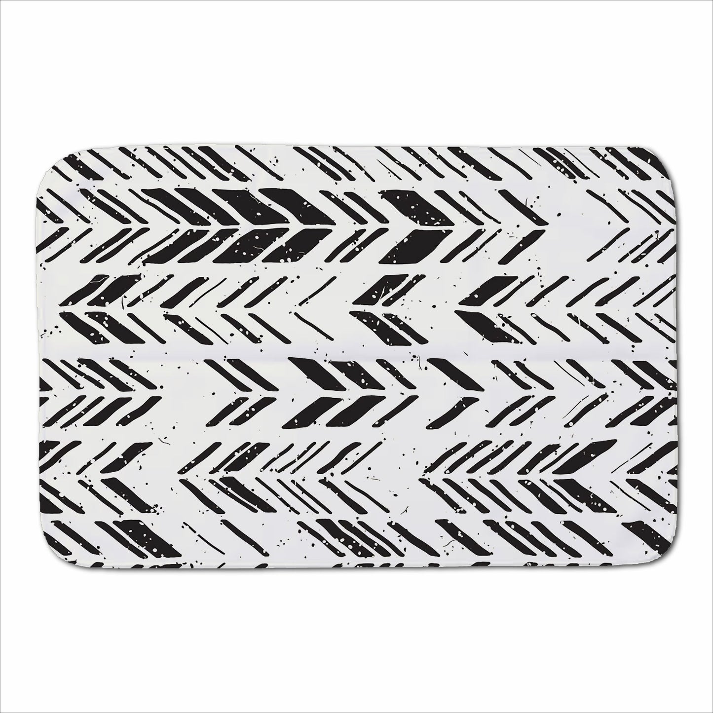Hand Drawn Chevron Pattern Sherpa Blanket