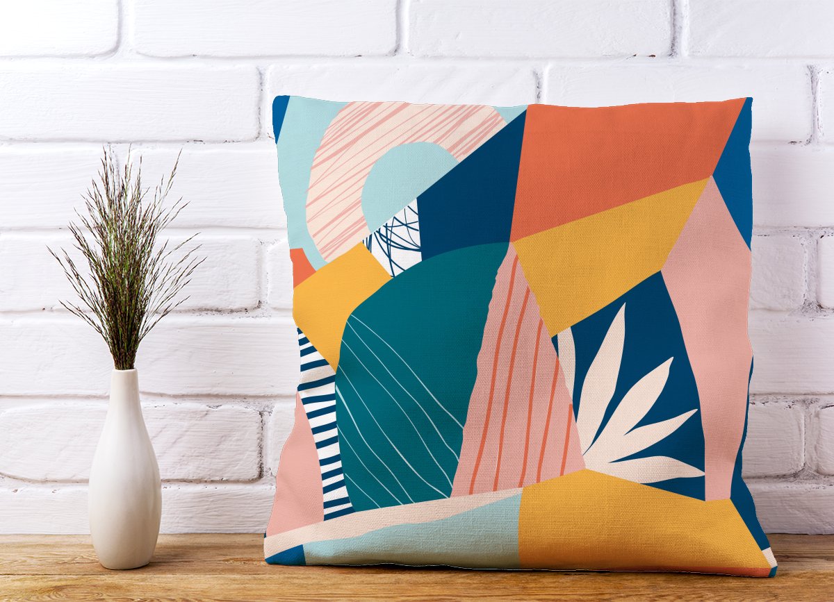 Modern Floral Pattern Cushions