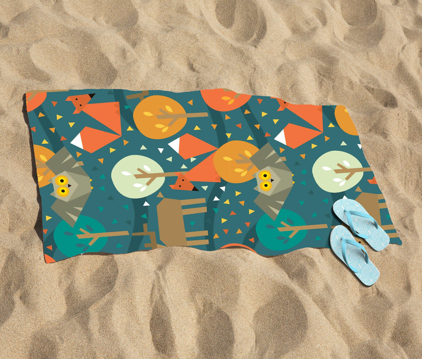 Wild Nightlife Beach Towel