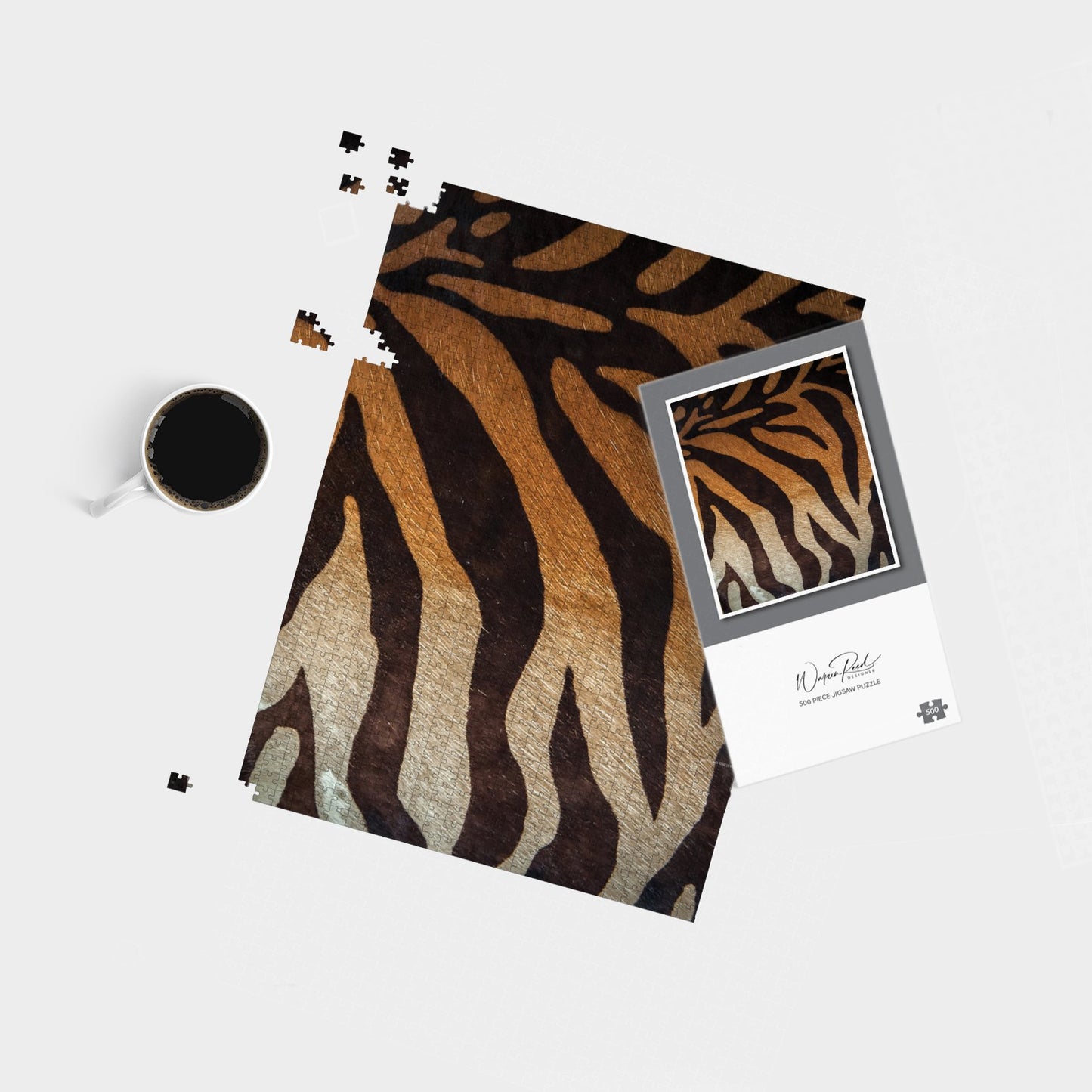 Tiger Skin Print Jigsaw Puzzle