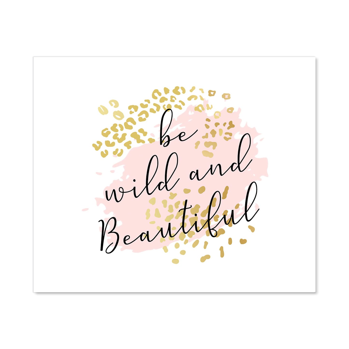 Be Wild And Beautiful Kitchen Splashback