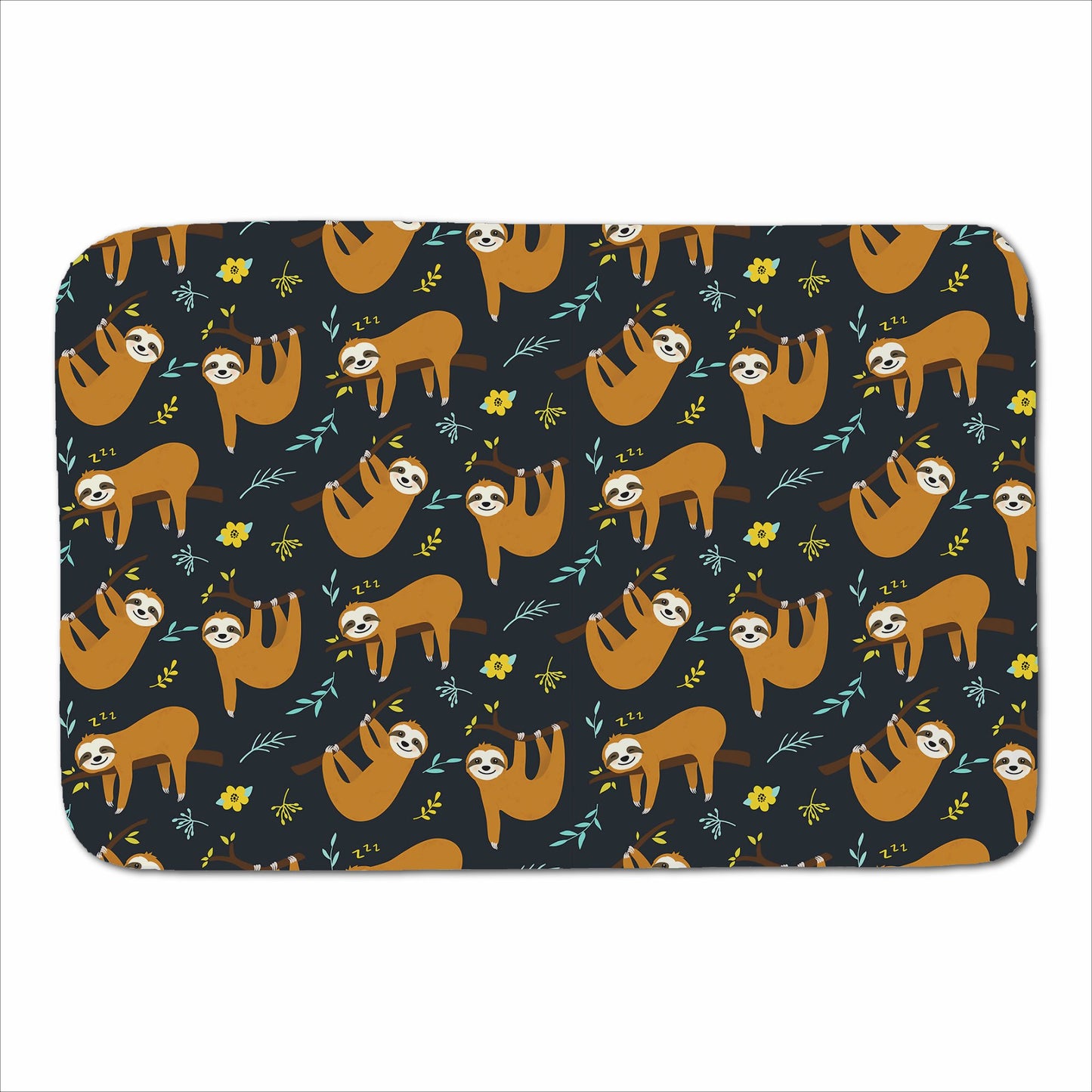 Cute Sloths Sherpa Blanket