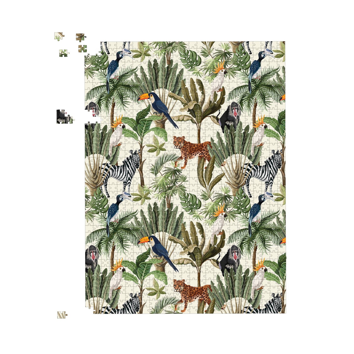 Exotic Trees And Animals Jigsaw Puzzle