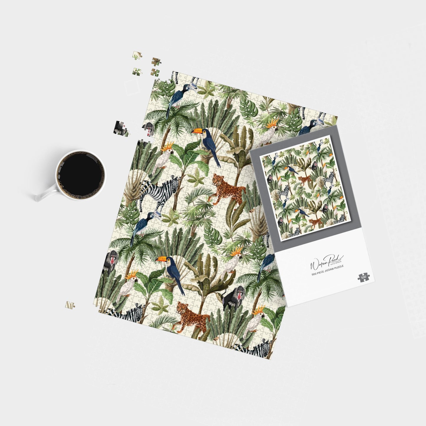 Exotic Trees And Animals Jigsaw Puzzle