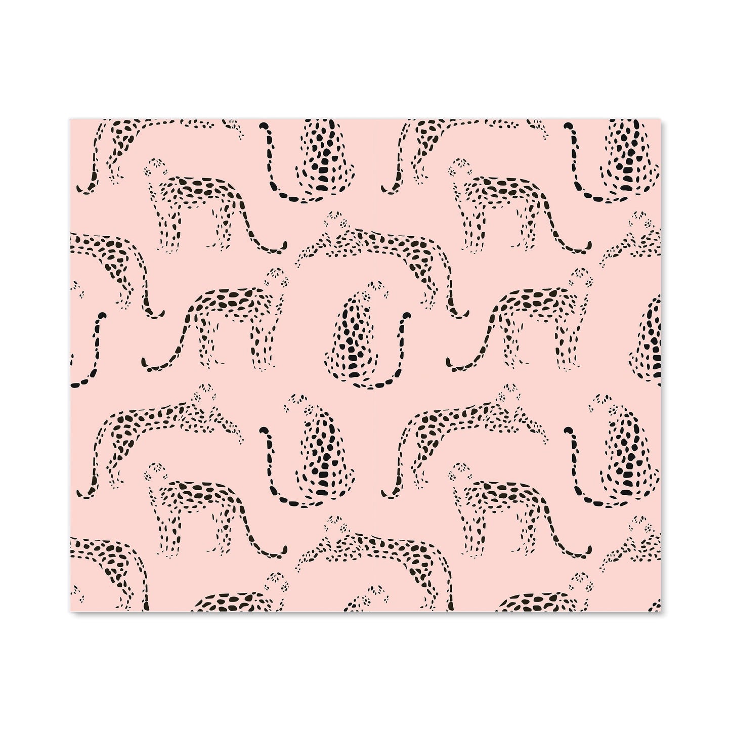 Abstract Leopard Pattern Kitchen Splashback