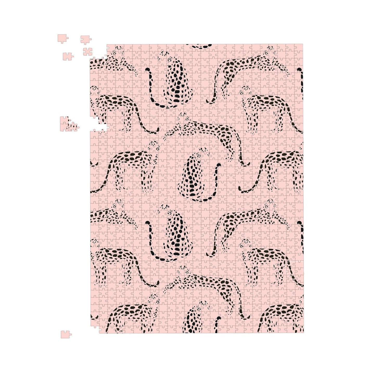 Abstract Leopard Pattern Jigsaw Puzzle