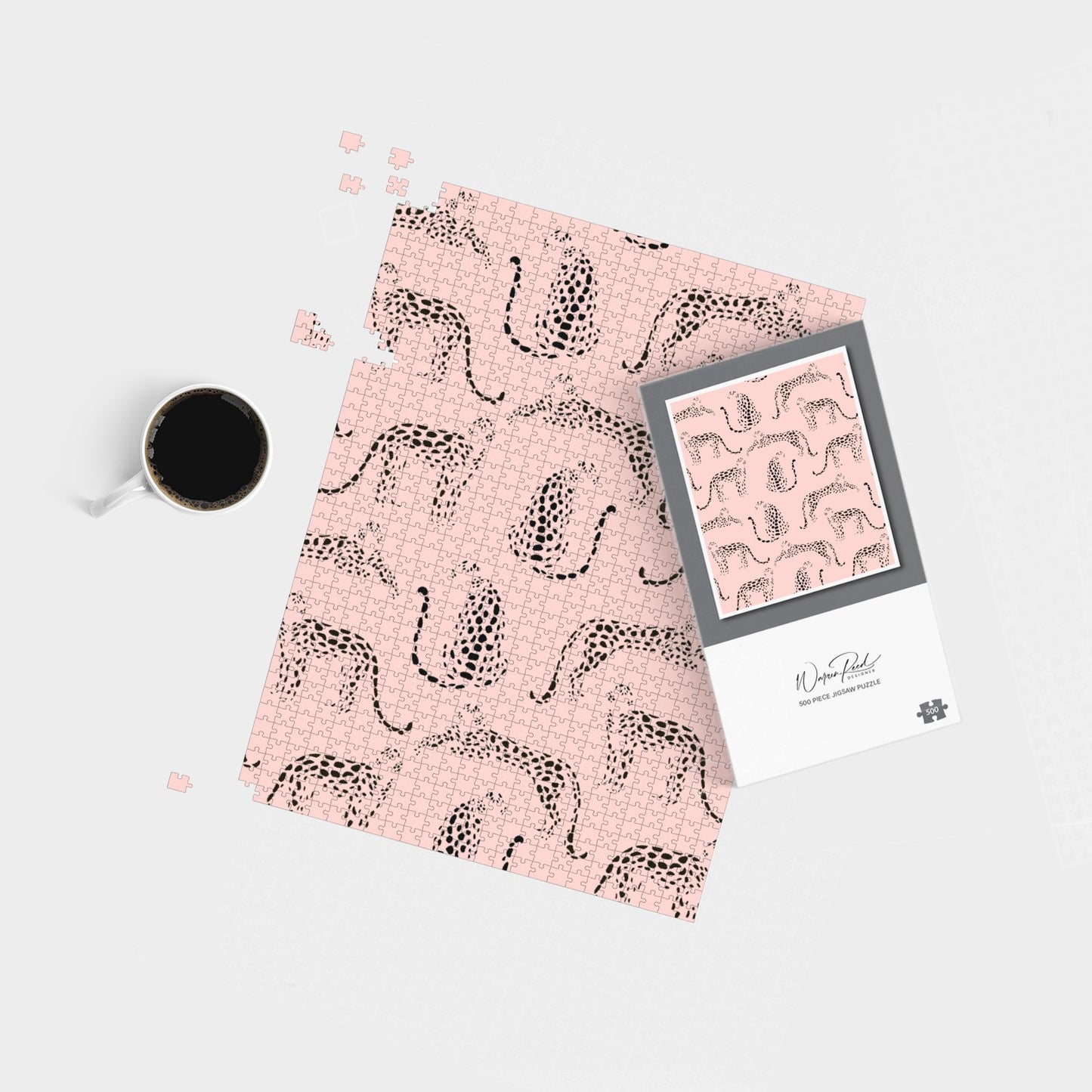 Abstract Leopard Pattern Jigsaw Puzzle