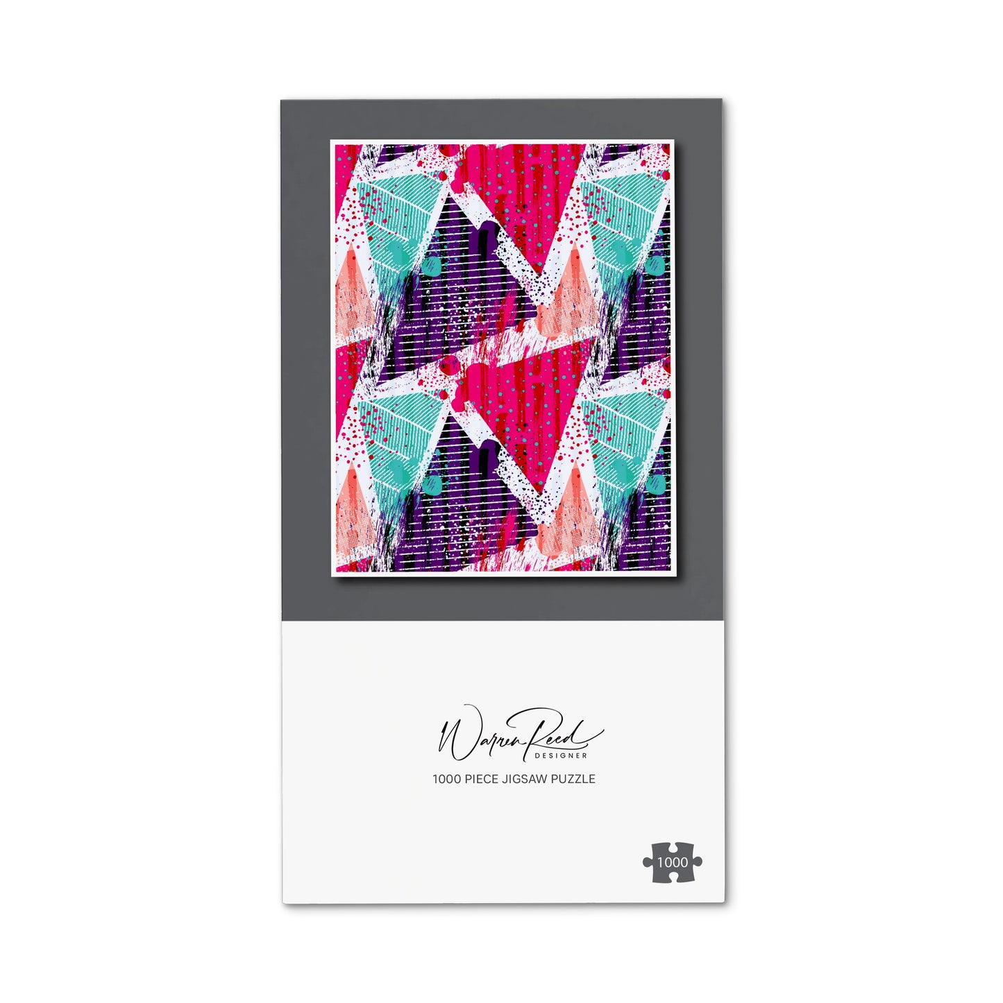 Shabby Geometric Pattern Jigsaw Puzzle