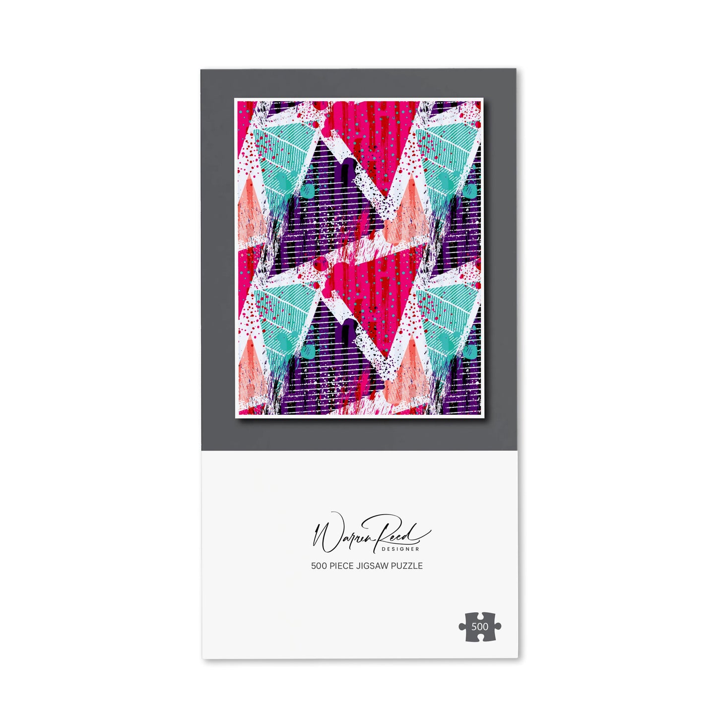 Shabby Geometric Pattern Jigsaw Puzzle