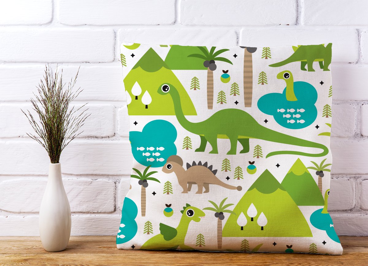 Baby Dinosaur Print Cushions