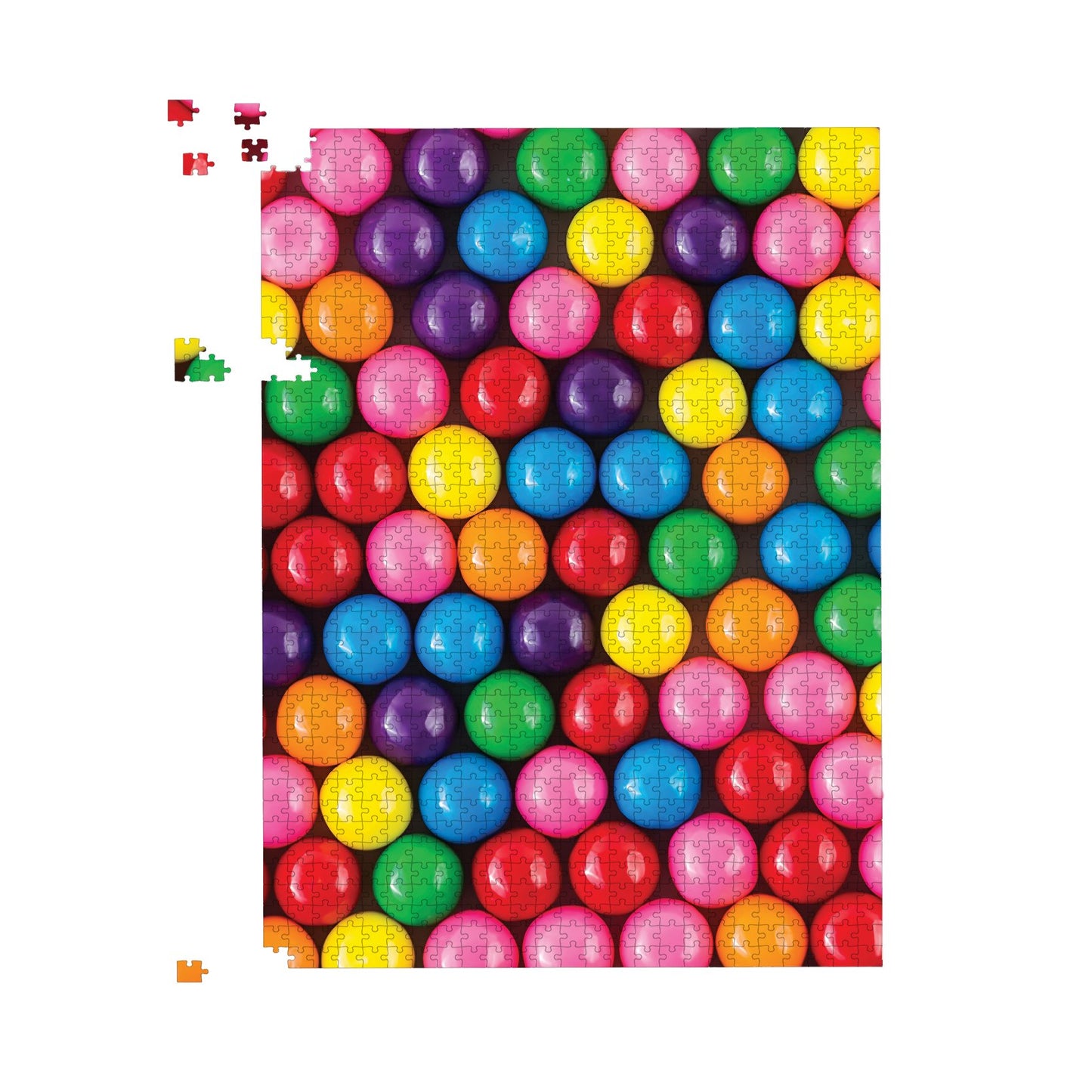 Brightly Colored Gum Balls Jigsaw Puzzle