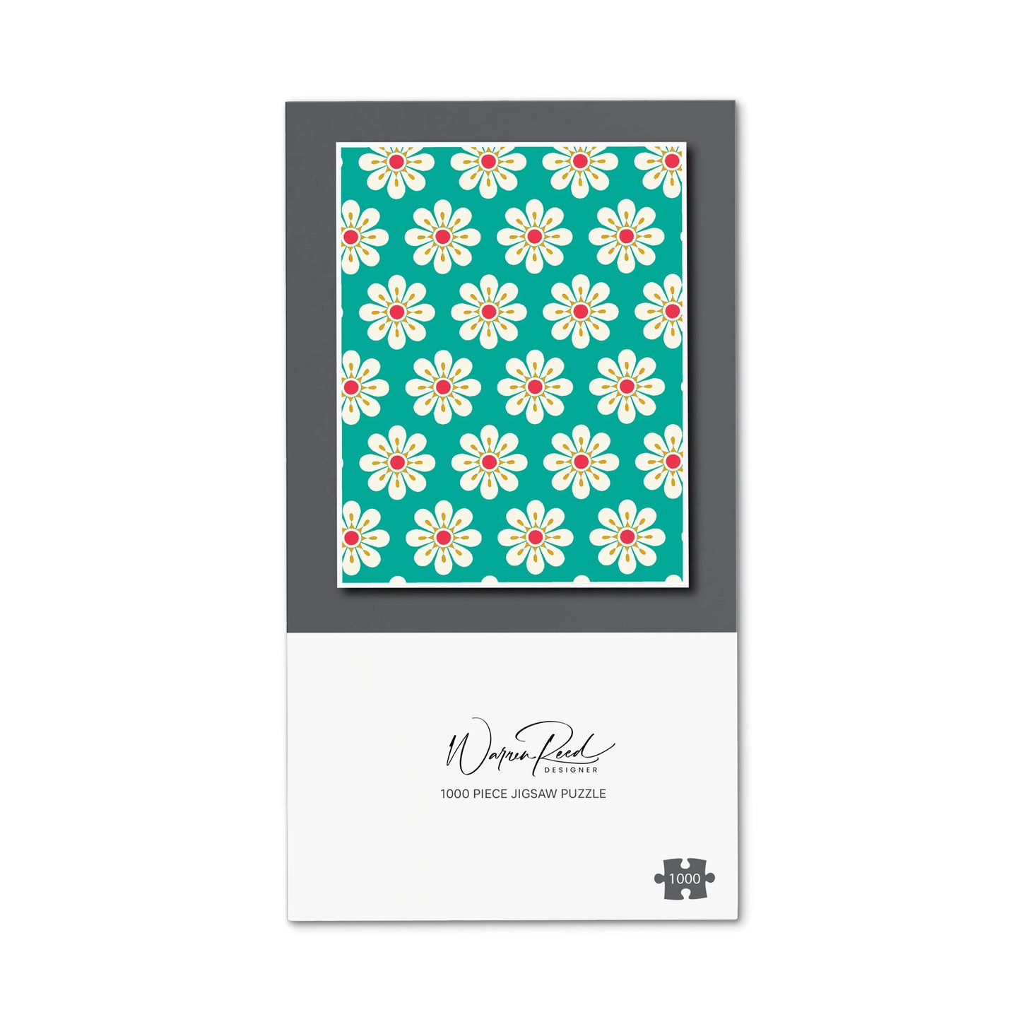 Daisy Pattern Jigsaw Puzzle