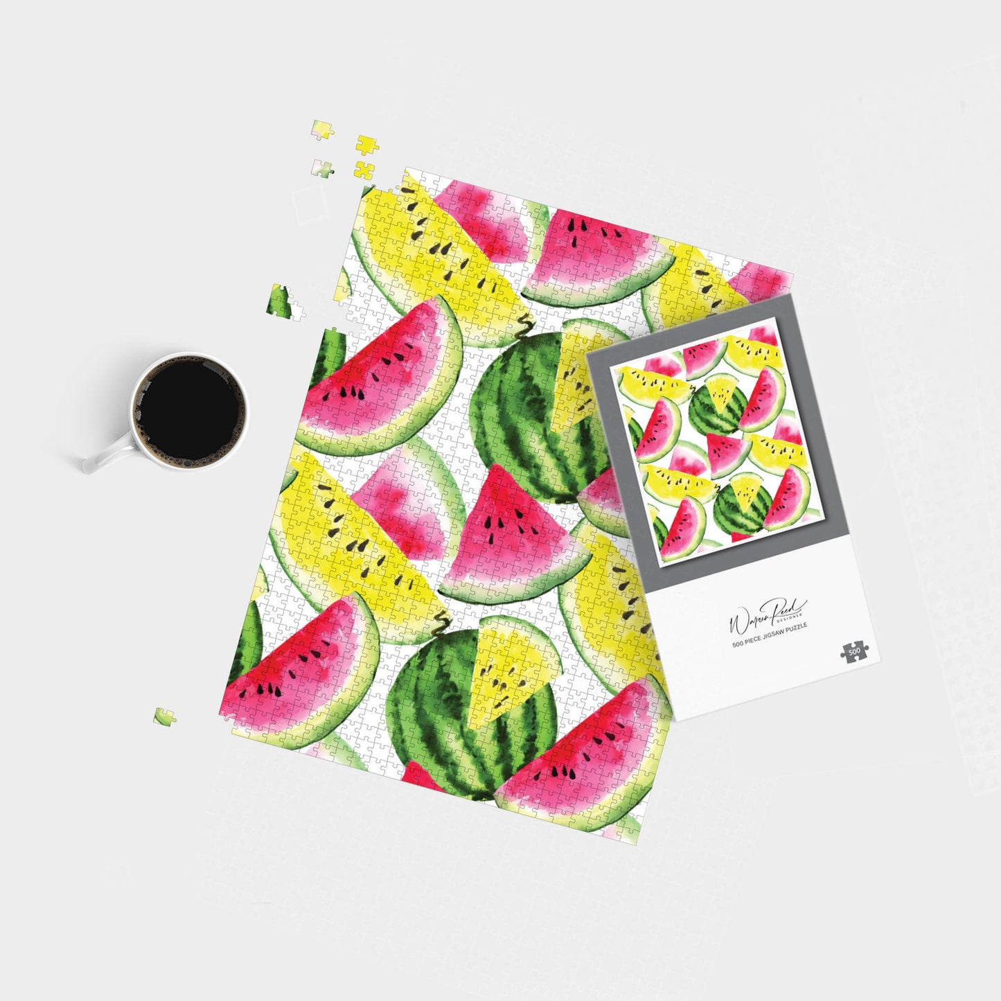 Colourful Melon Pattern Jigsaw Puzzle