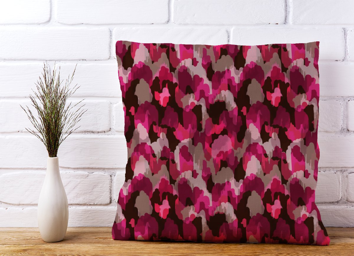 Modern Pink Animal Print Cushions