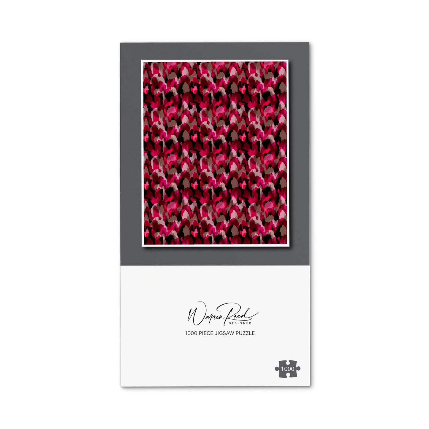 Modern Pink Animal Print Jigsaw Puzzle