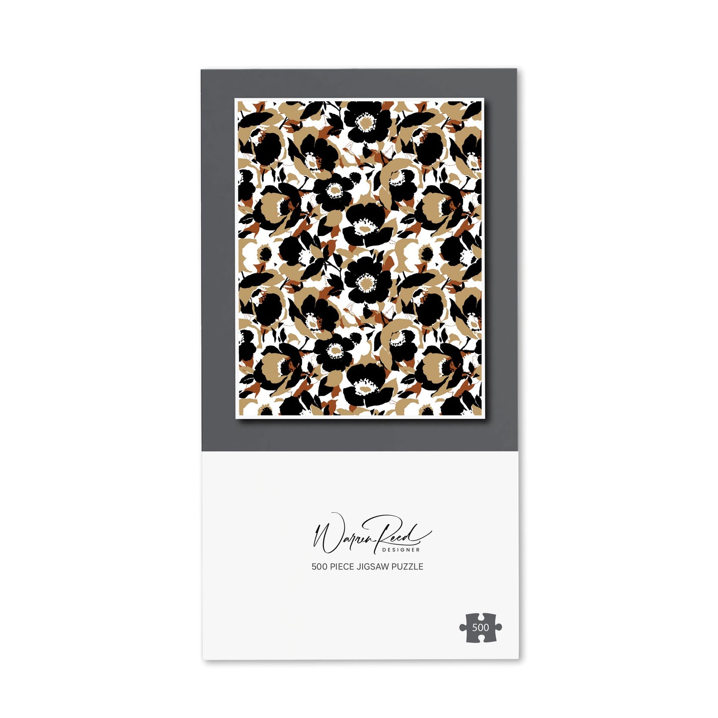 Modern Flower Pattern Jigsaw Puzzle