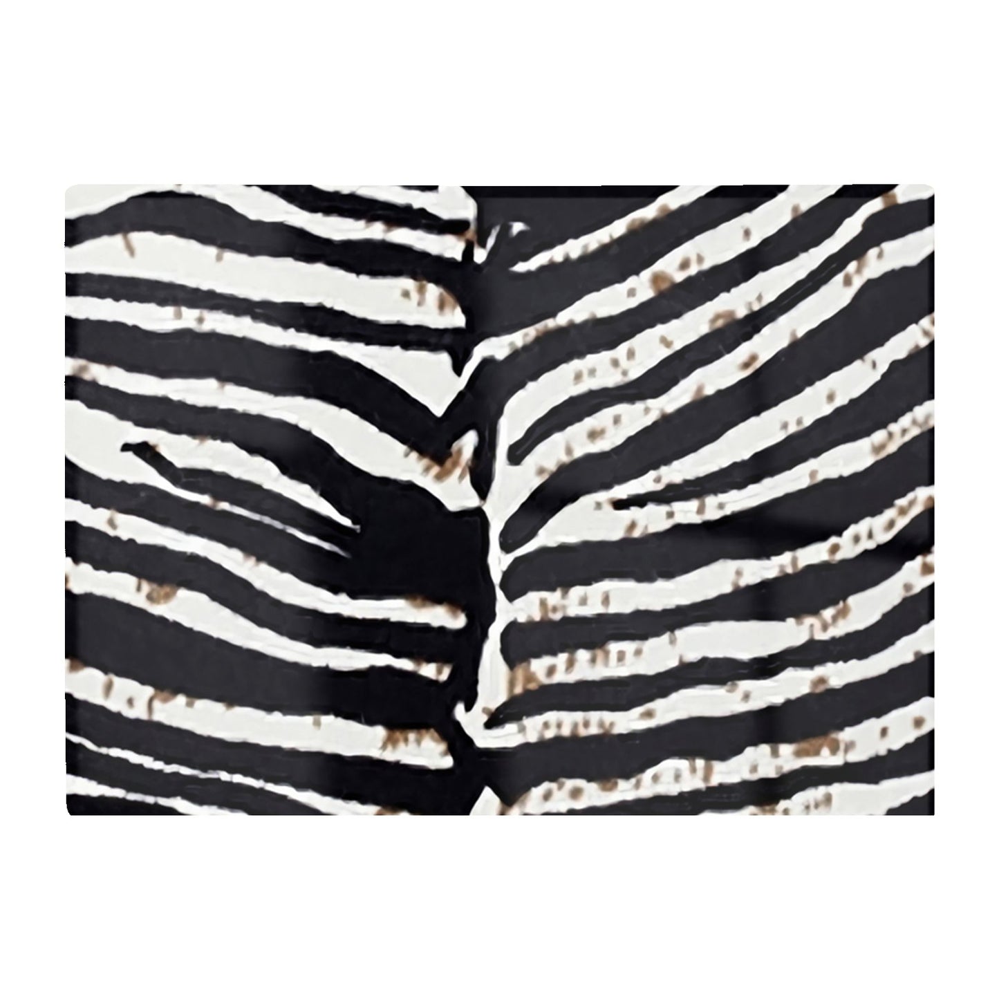 Zebra Pattern Glass Chopping Board