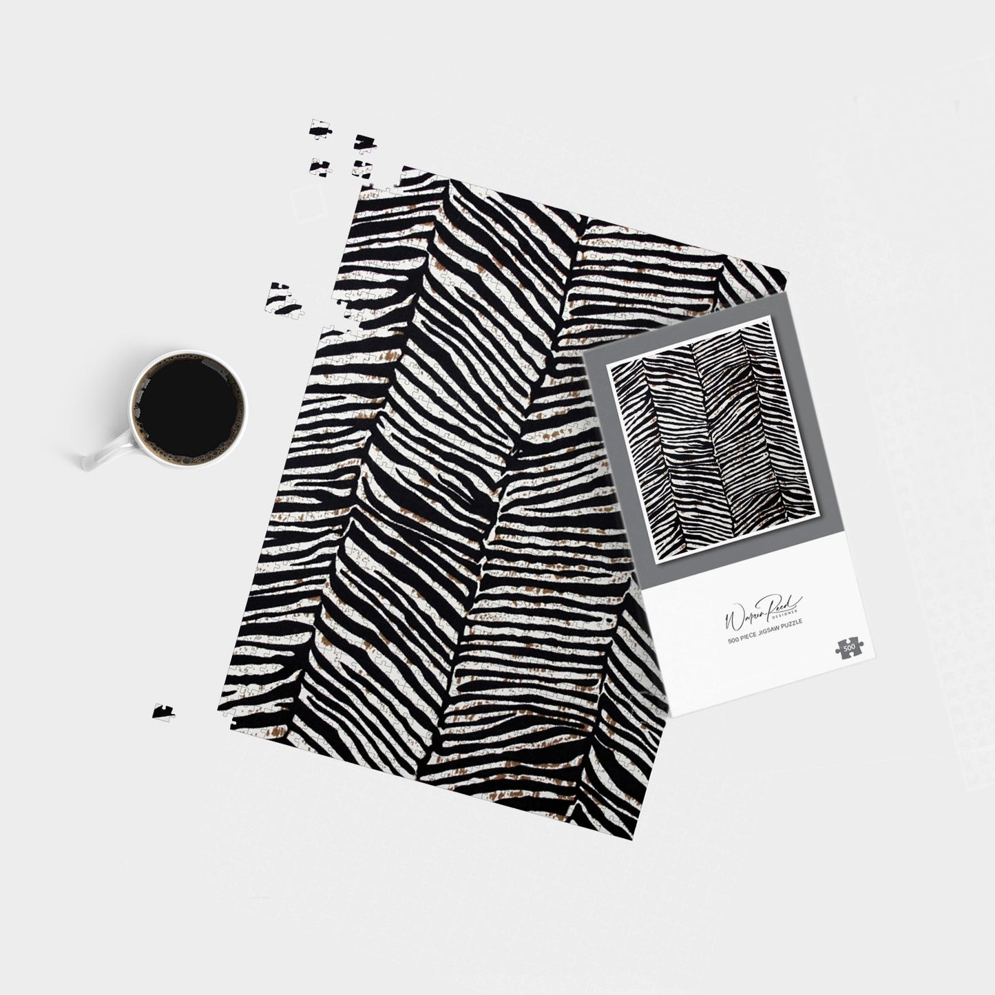 Zebra Pattern Jigsaw Puzzle