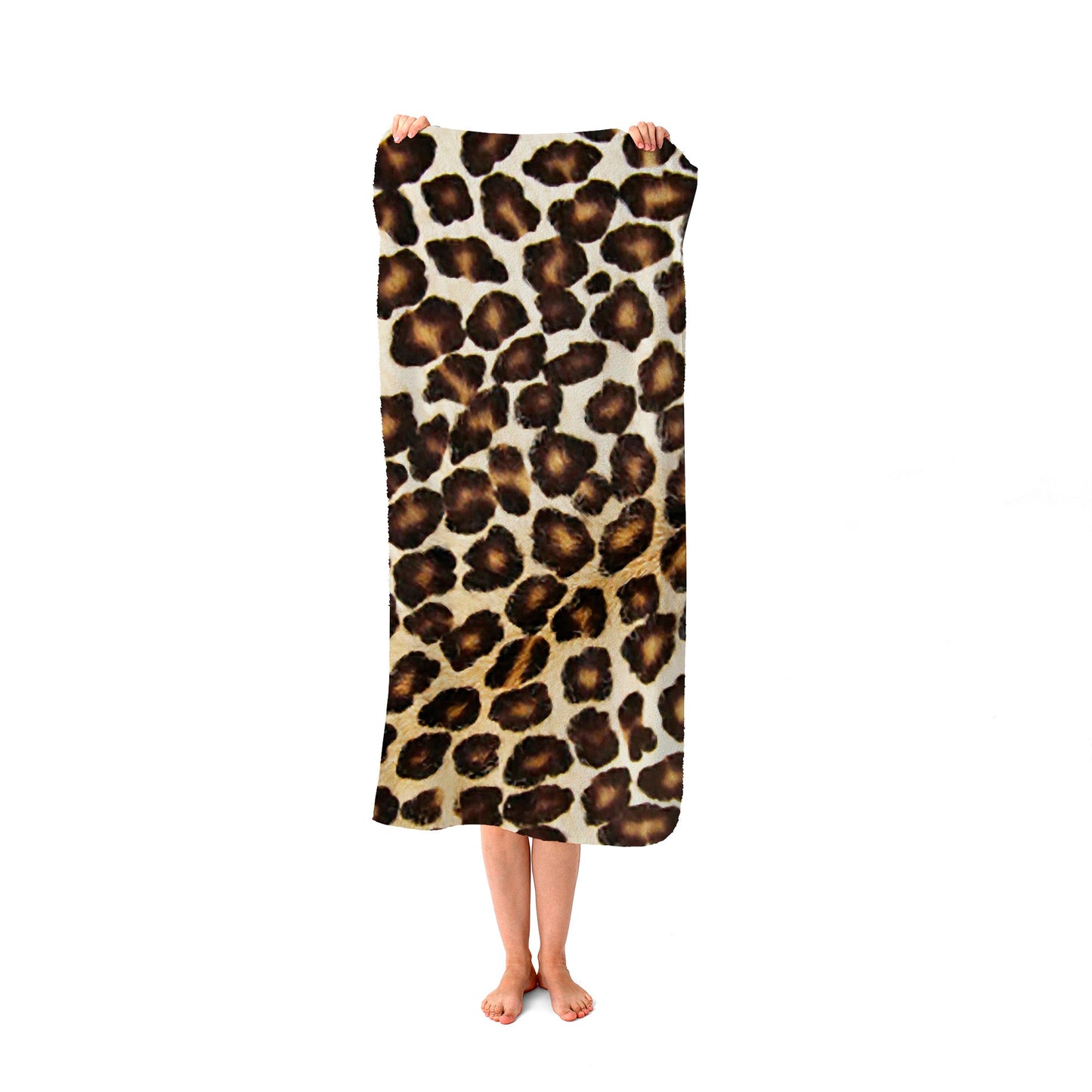 Leopard Hide Print Beach Towel