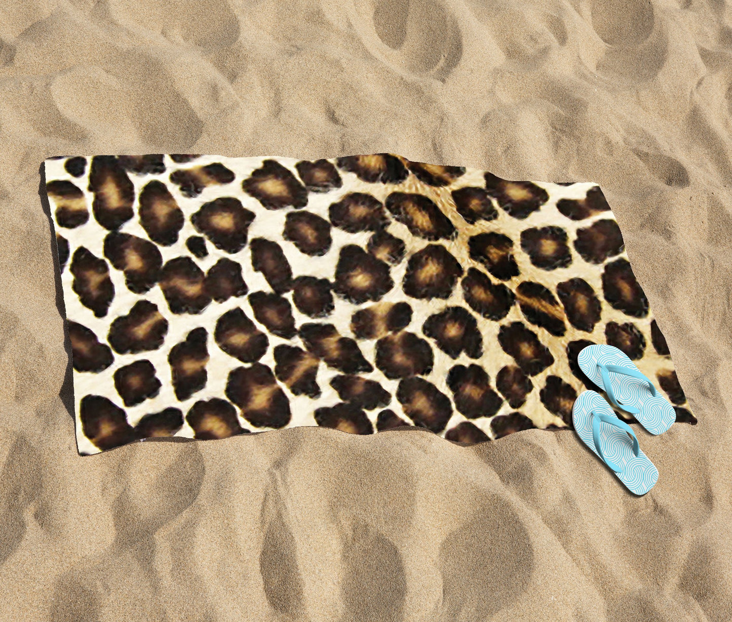 Leopard Hide Print Beach Towel