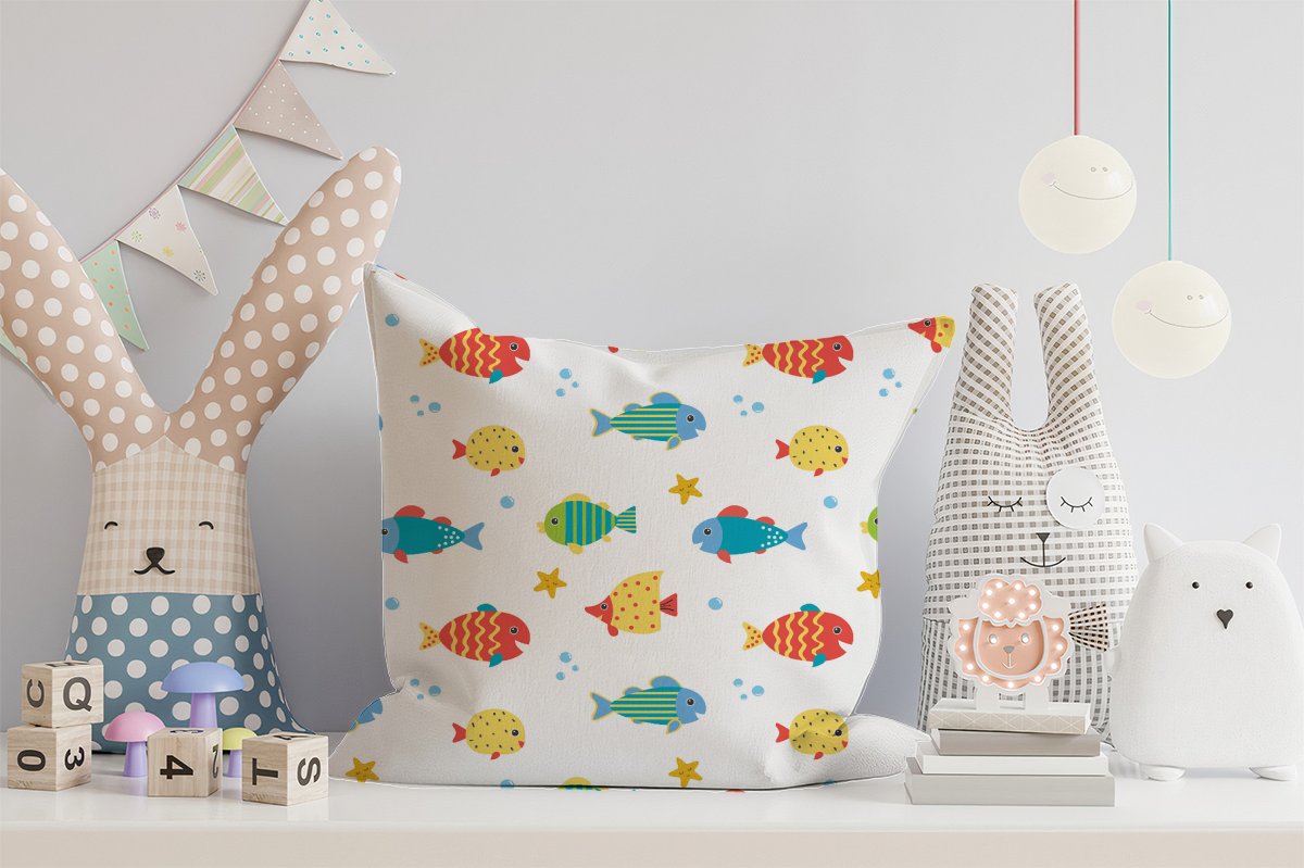 Swimming Fish Cushions