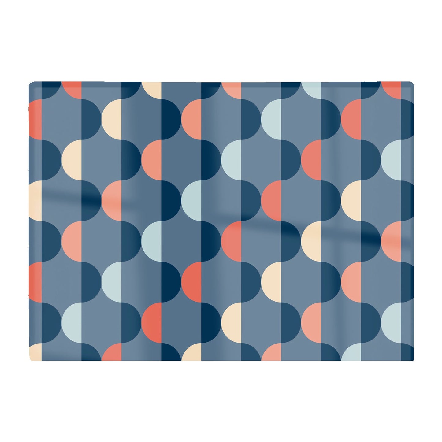 Geometric Pattern Glass Chopping Board