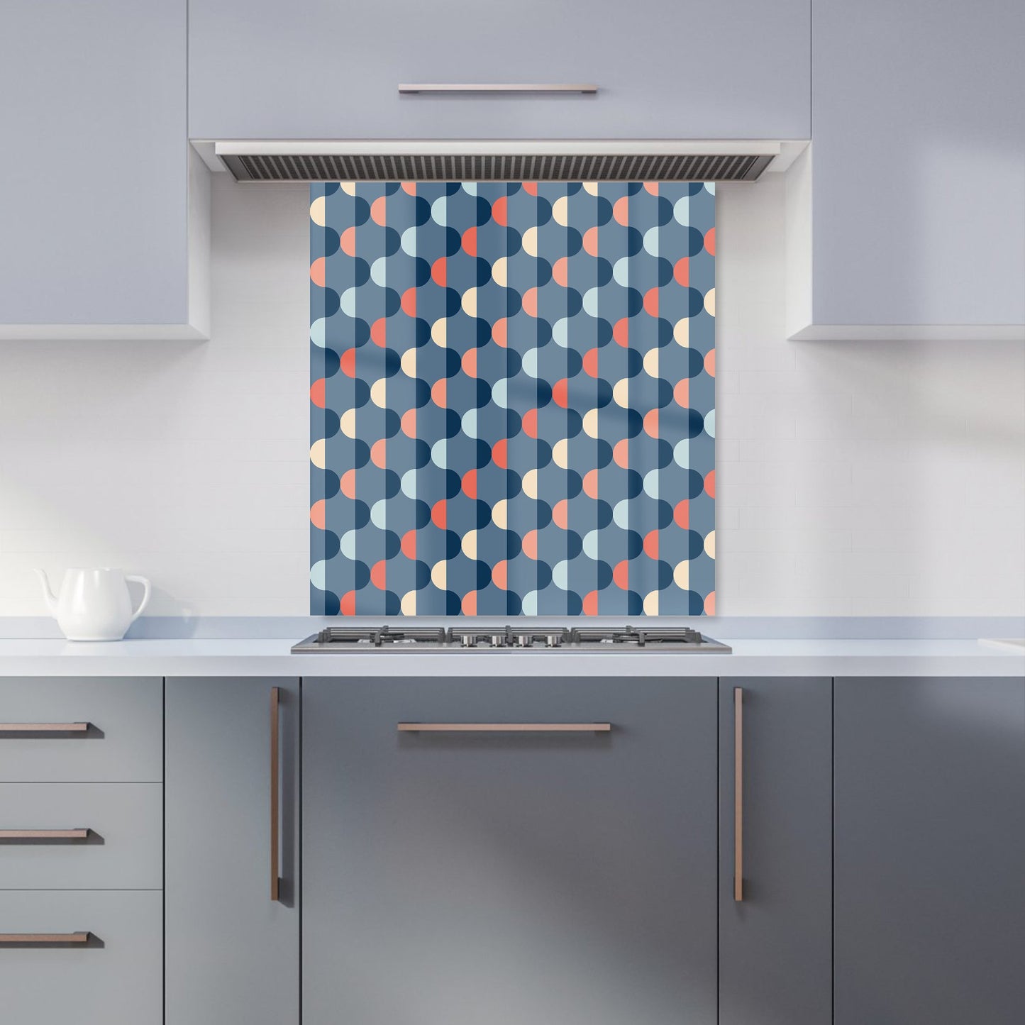 Geometric Pattern Kitchen Splashback