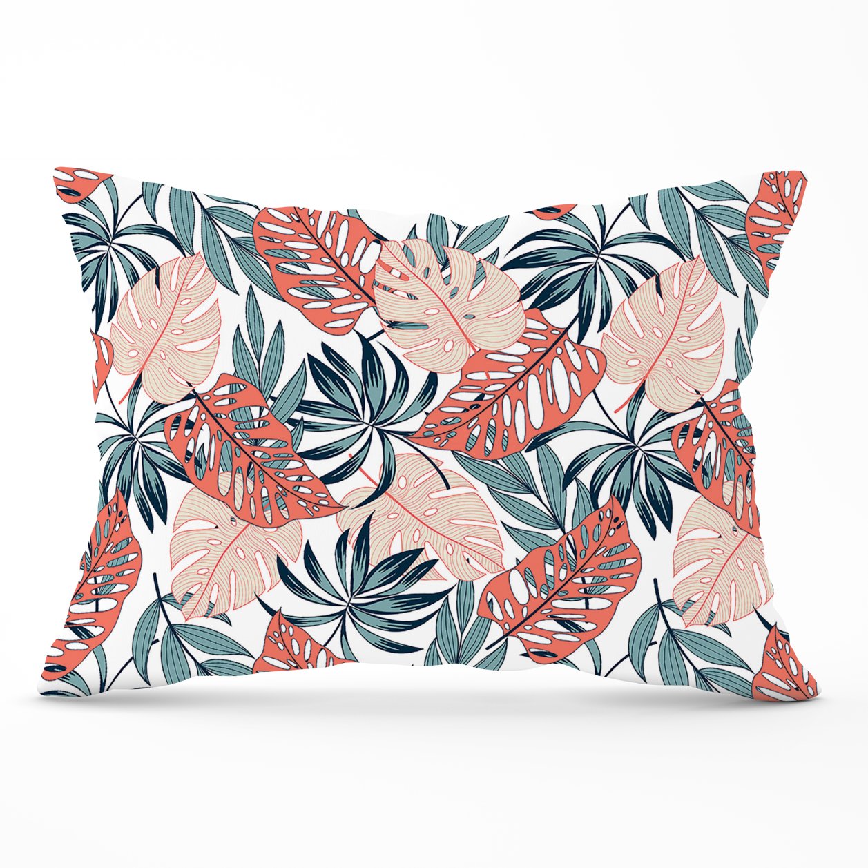 Tropical Leaf Pattern Cushions