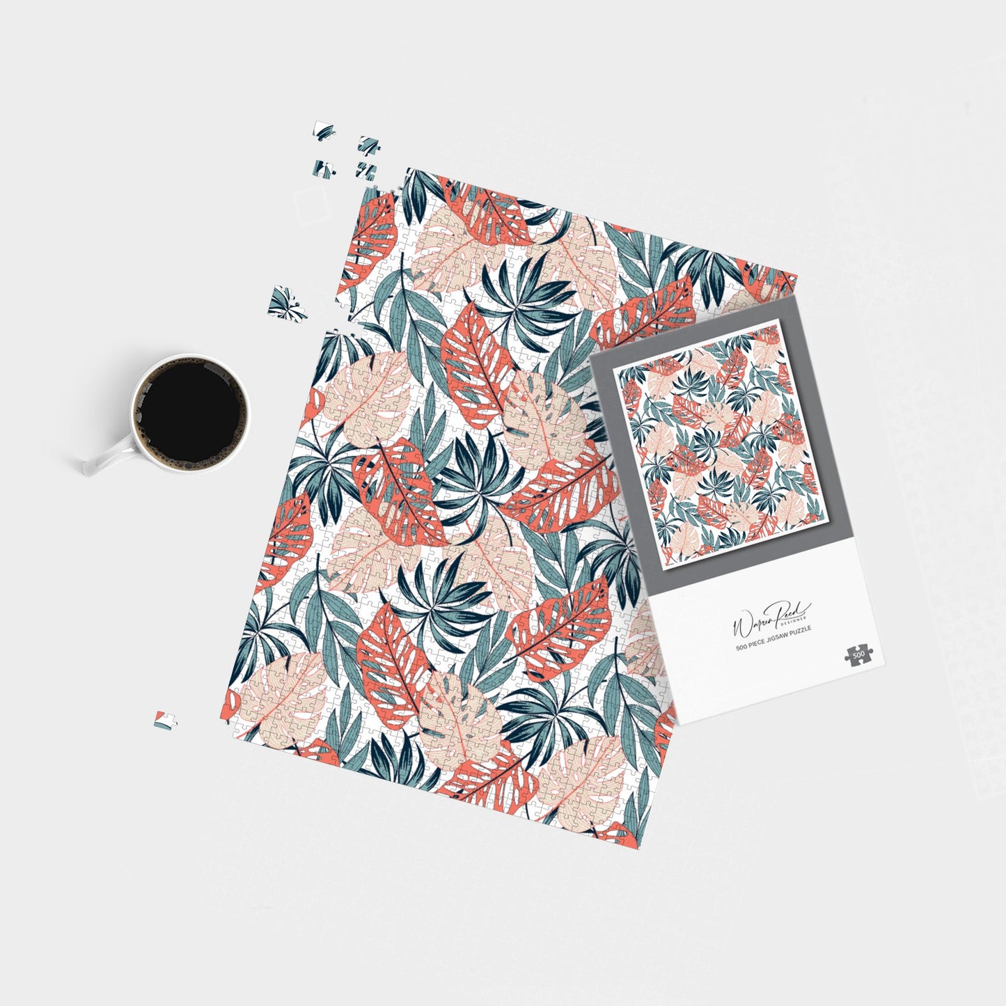 Tropical Leaf Pattern Jigsaw Puzzle