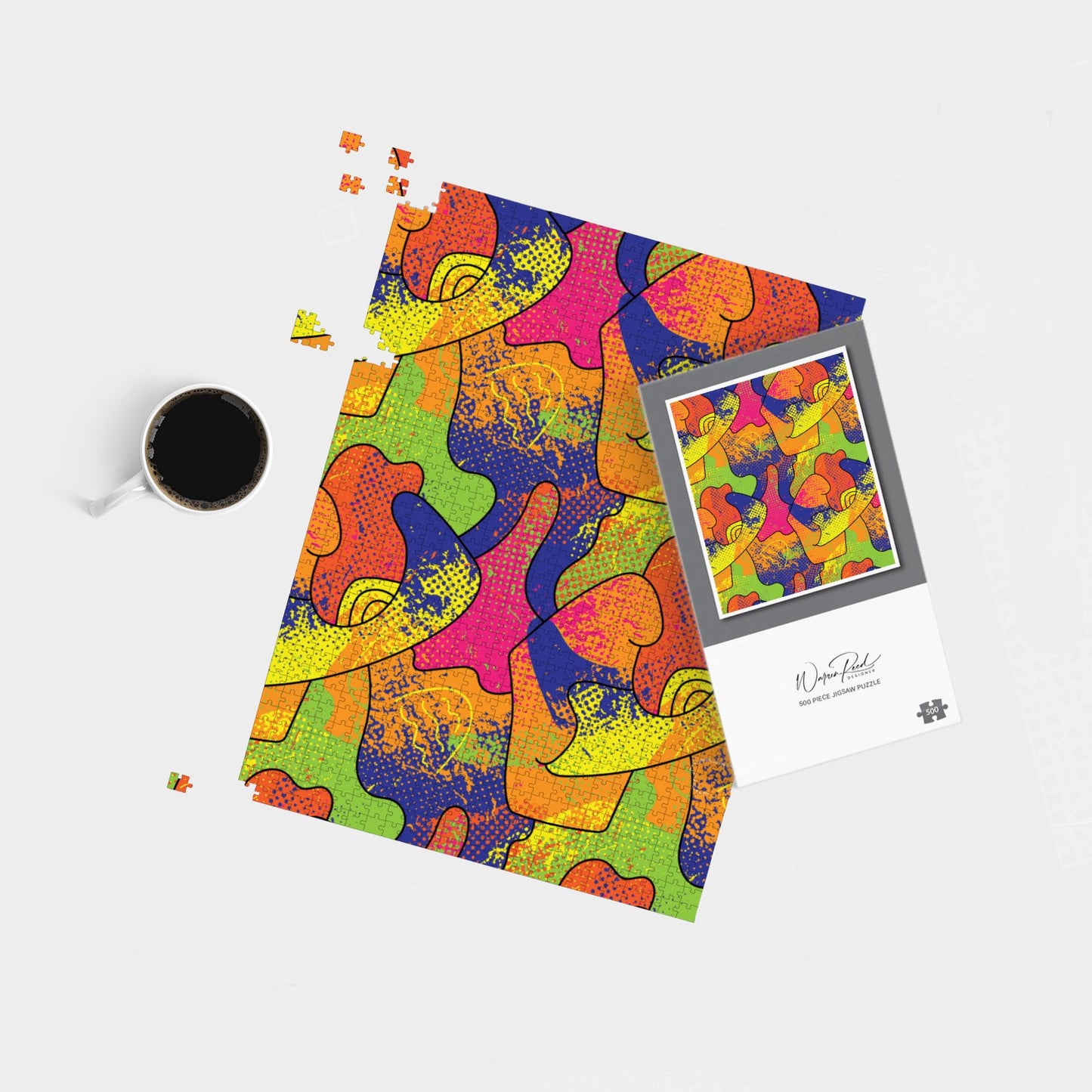 Bright Abstract Pattern Jigsaw Puzzle