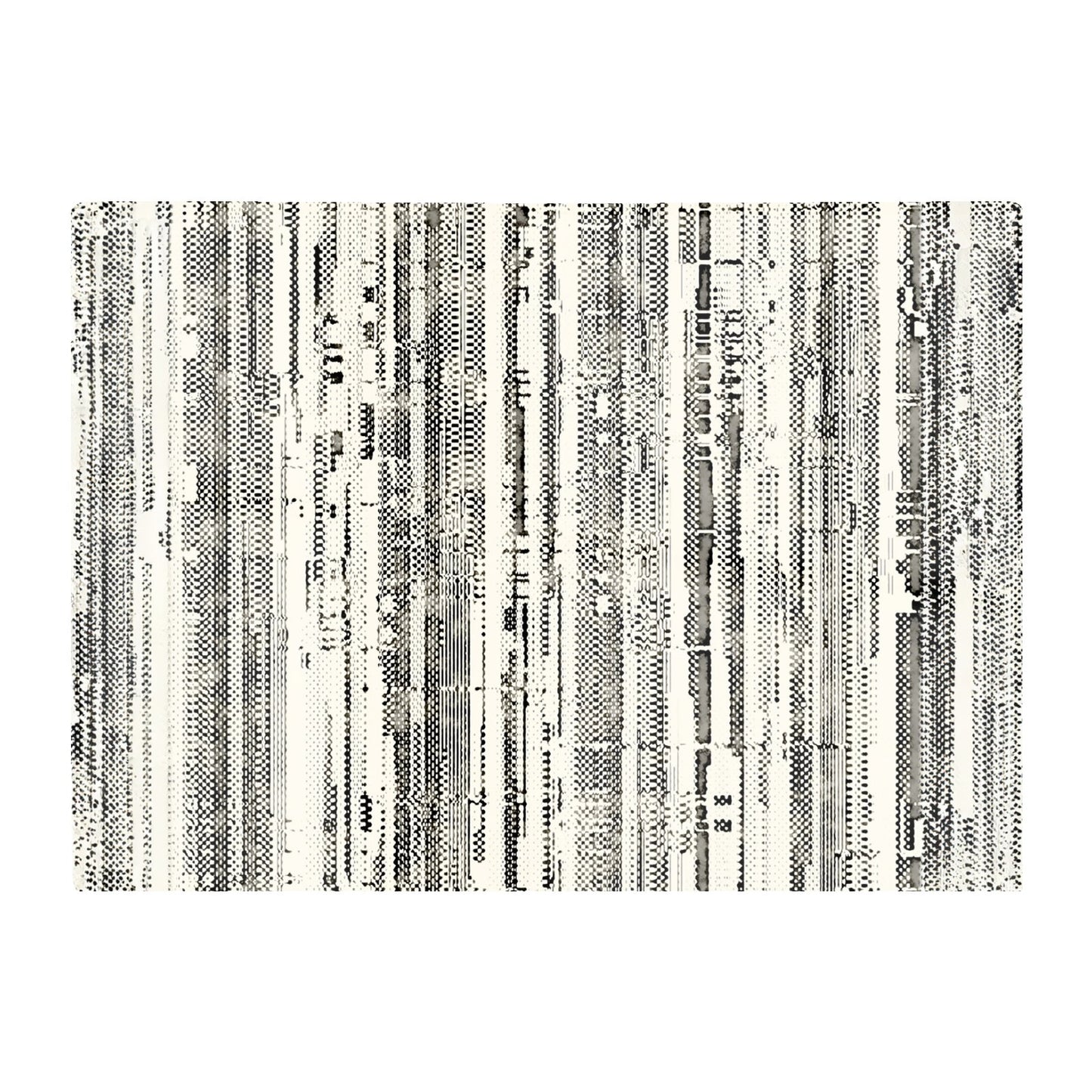 Washed Out Canvas Pattern Glass Chopping Board