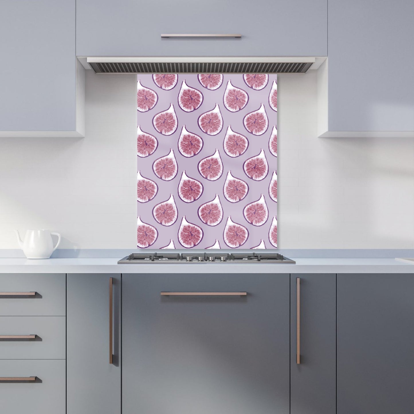 Modern Fig Pattern Kitchen Splashback