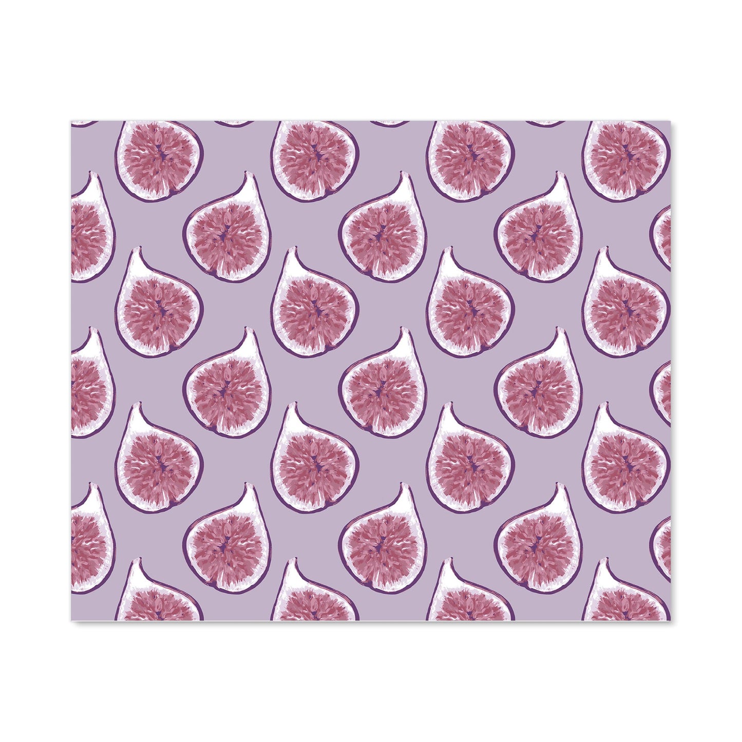 Modern Fig Pattern Kitchen Splashback