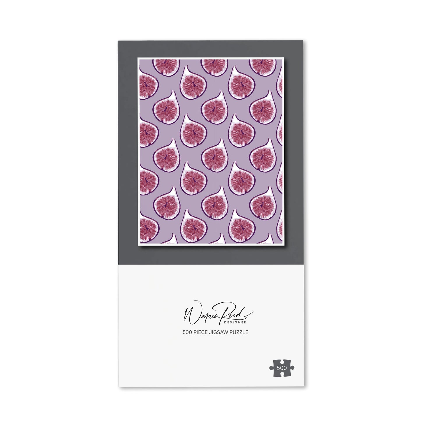 Modern Fig Pattern Jigsaw Puzzle