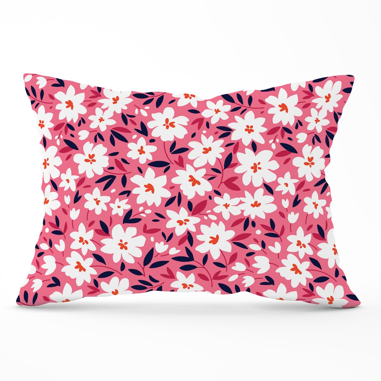 Small Cute White Flower Pattern Cushions