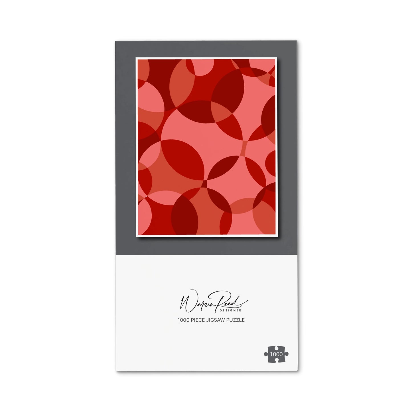 Red Circle Pattern Jigsaw Puzzle