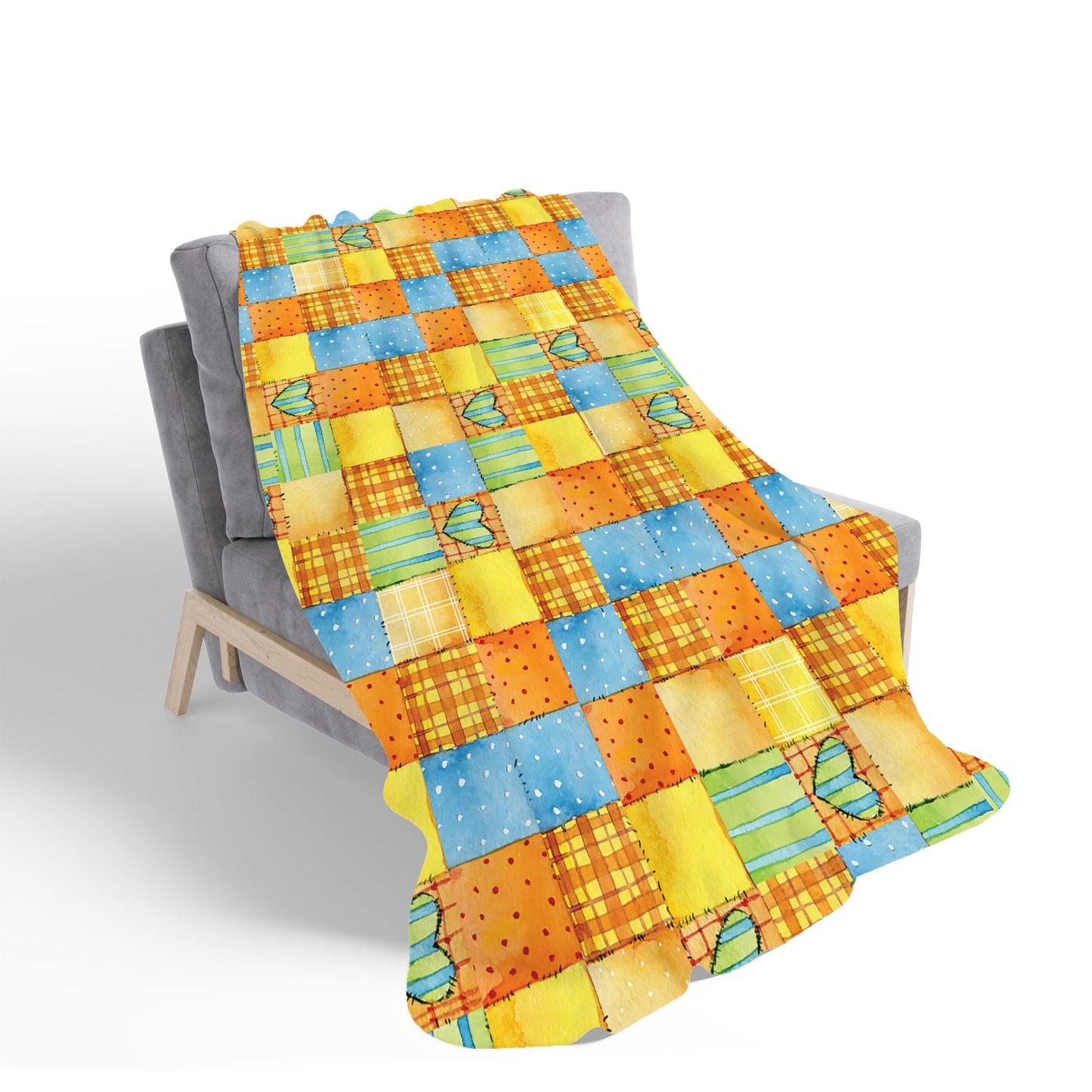 Baby Watercolour Blanket Pattern Sherpa Blanket